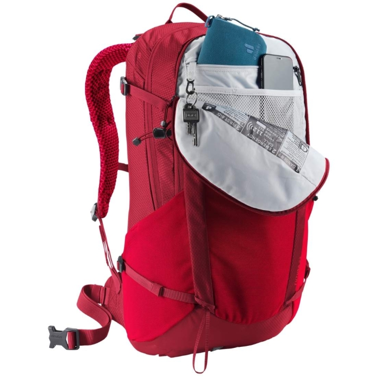 Lekki plecak z wentylacją Deuter Futura 23 - Cherry-Masala