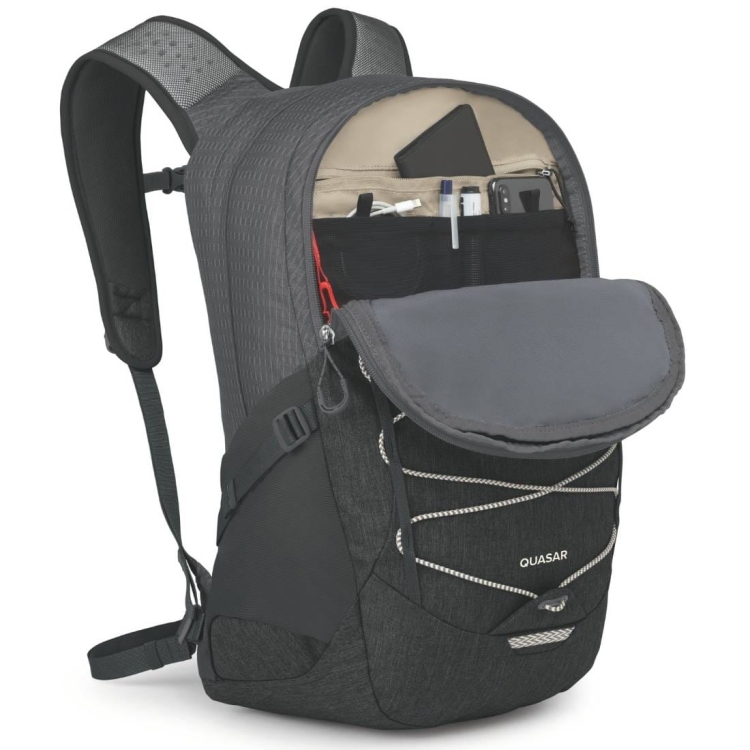 Pojemny plecak na laptopa Osprey Quasar – Phantom Grey Heather