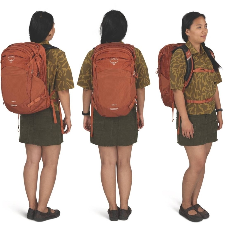 Miejski plecak na laptopa Osprey Nebula – Moss Green/Earl Grey Heather