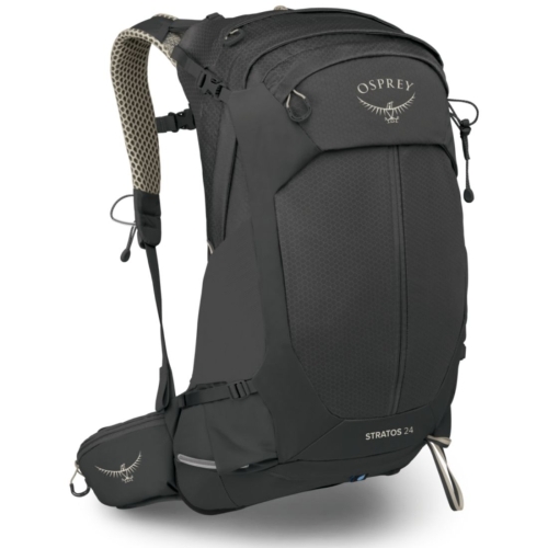 Męski plecak turystyczny Osprey Stratos 24 – Raven Black