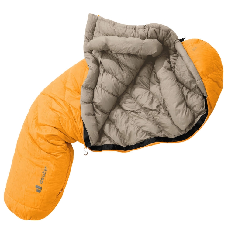 Puchowy śpiwór czterosezonowy Deuter Astro Pro 800 REGULAR -16C/3F - magma-titanium