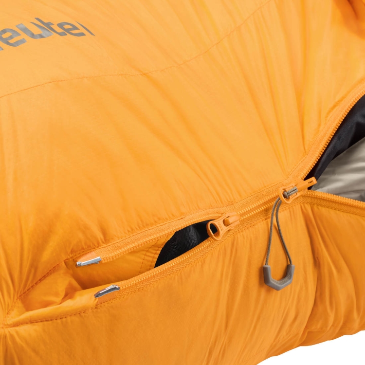 Puchowy śpiwór czterosezonowy Deuter Astro Pro 800 REGULAR -16C/3F - magma-titanium