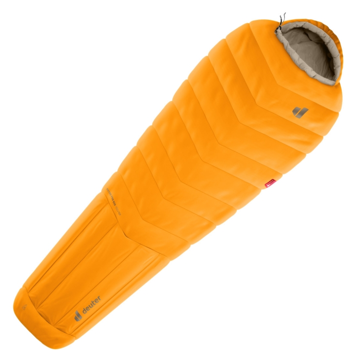 Czterosezonowy puchowy śpiwór Deuter Astro PRO 600 REGULAR -12C/10F - magma-titanium