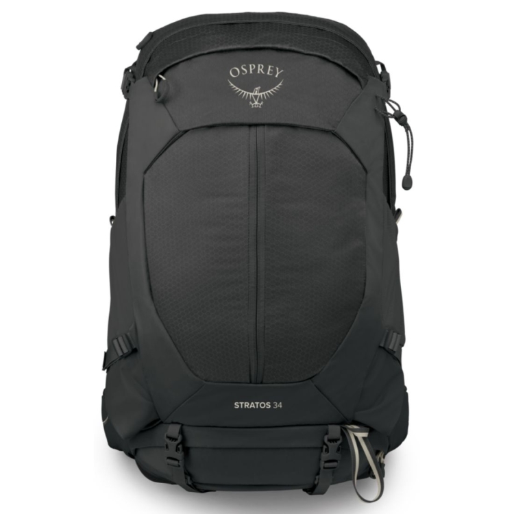 Męski plecak hikingowy Osprey Stratos 34 – Raven Black