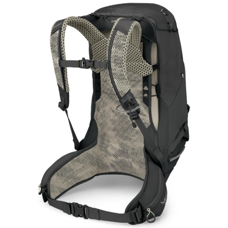 Męski plecak hikingowy Osprey Stratos 34 – Raven Black
