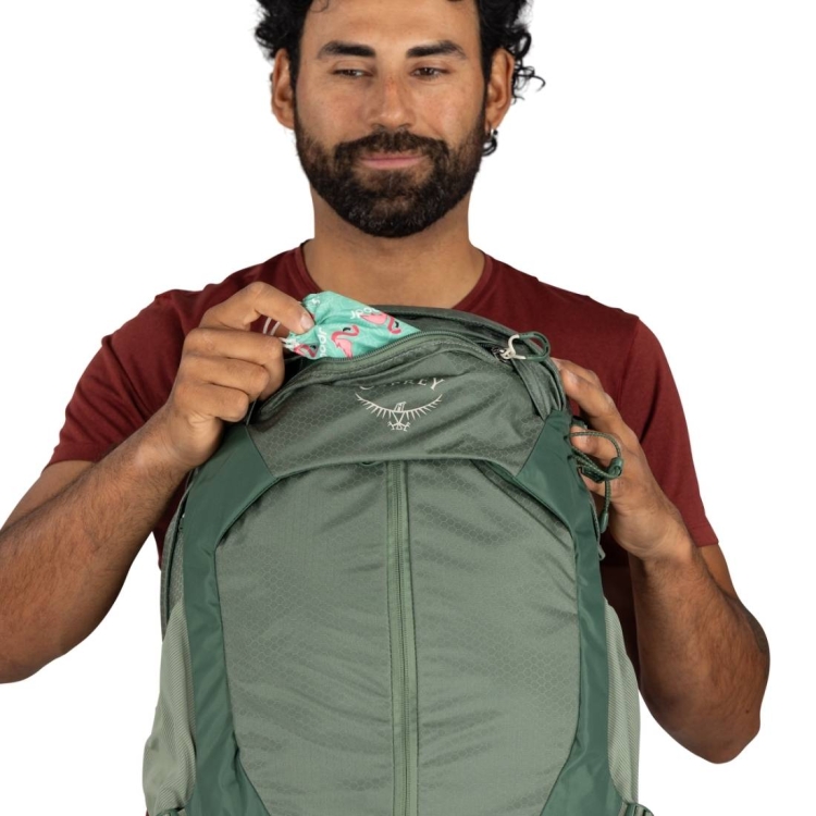 Męski plecak hikingowy Osprey Stratos 34 – Raven Black