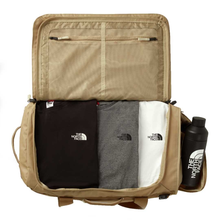 Torba podróżna The North Face Base Camp Voyager 62L - Khaki Stone-Utility Brown-Desert Stone