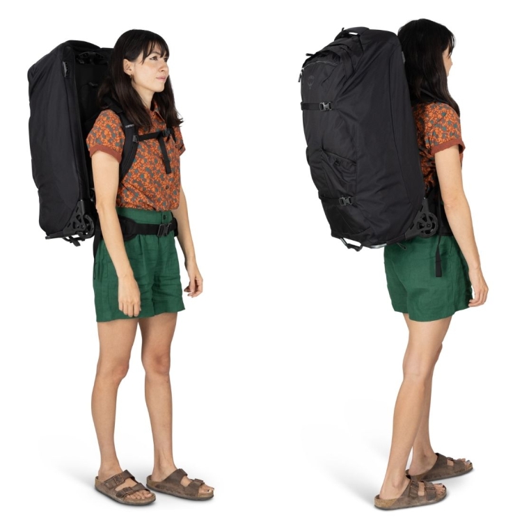 Plecak/Walizka z kółkami Osprey Farpoint Fairview Wheels 65 – Black