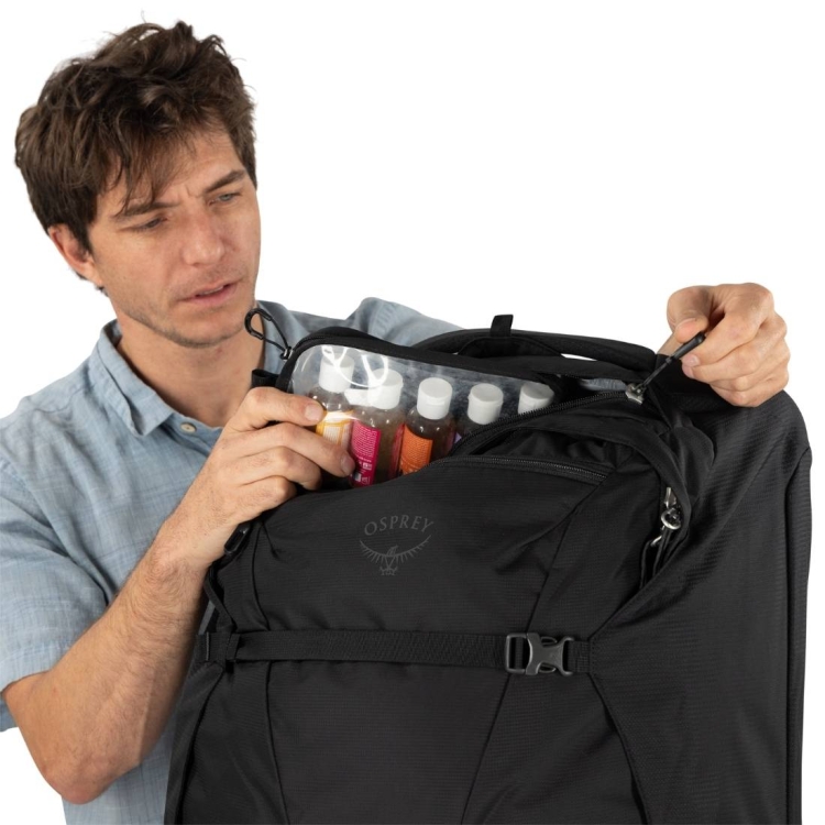 Plecak/Walizka z kółkami Osprey Farpoint Fairview Wheels 65 – Black