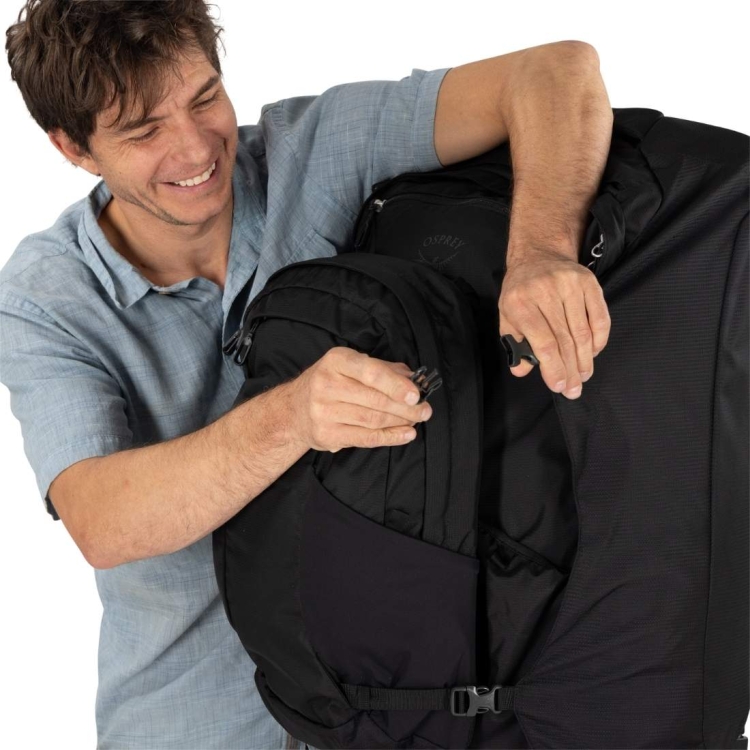 Plecak/Walizka z kółkami Osprey Farpoint Fairview Wheels 65 – Black