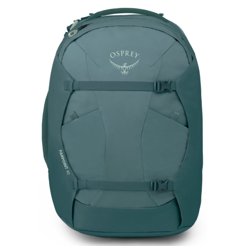 Męski plecak podróżny Osprey Farpoint 40 – Cascade Blue/Torrent Blue