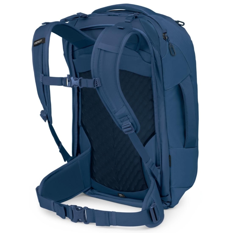 Męski plecak podróżny Osprey Farpoint 40 – Antique Blue
