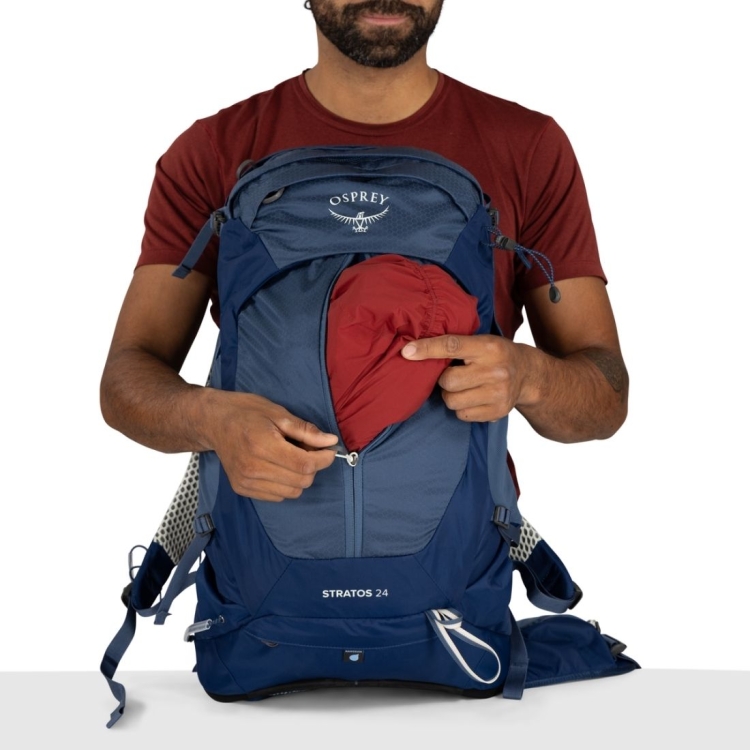 Męski plecak turystyczny Osprey Stratos 24 – Nirvana Blue