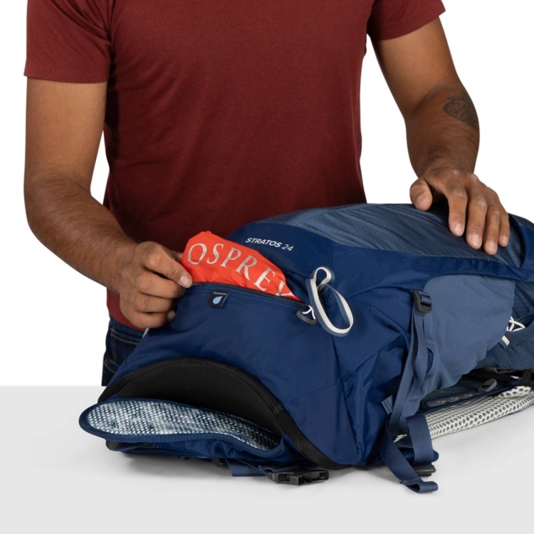 Męski plecak turystyczny Osprey Stratos 24 – Nirvana Blue