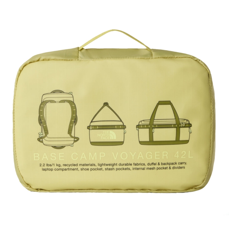 Torba podróżna The North Face Base Camp Voyager 42L - Pear-Cedar-Lemon Mist