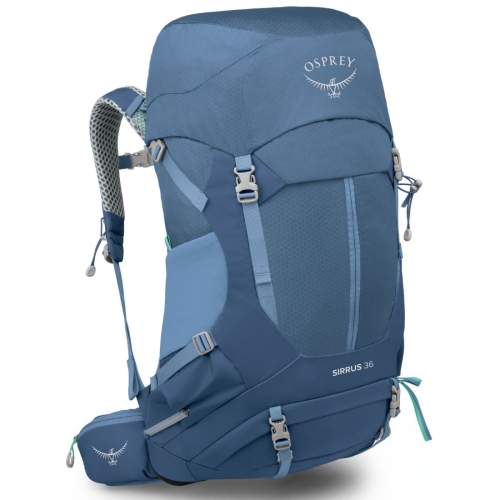Dwukomorowy plecak damski Osprey Sirrus 36 – Sevres Blue