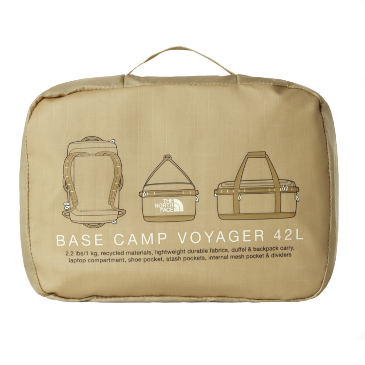 Torba podróżna The North Face Base Camp Voyager 42L - Stone-Utility Brown-Desert Stone