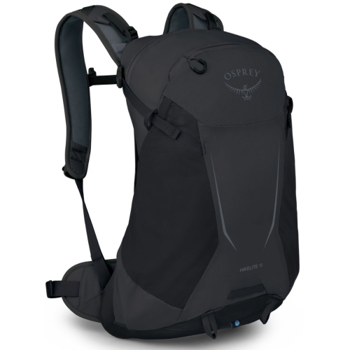 Lekki plecak turystyczny Osprey Hikelite 18 – Raven Black