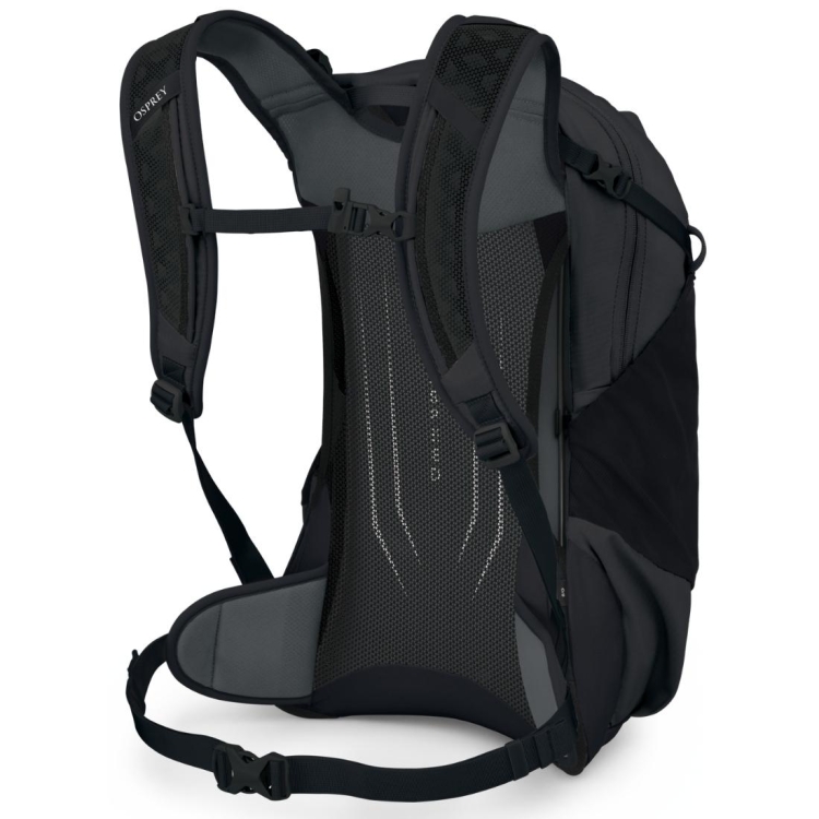 Lekki plecak turystyczny Osprey Hikelite 18 – Raven Black