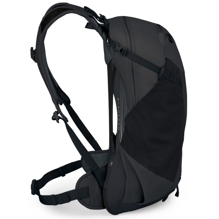 Lekki plecak turystyczny Osprey Hikelite 18 – Raven Black