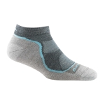 Damskie skarpety trekkingowe Darn Tough Women's Light Hiker No Show Lightweight Hiking Sock -  Slate
