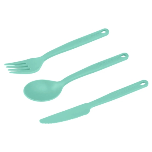 Zestaw sztućców Sea To Summit Camp Cutlery Set - 3pc - Light Green