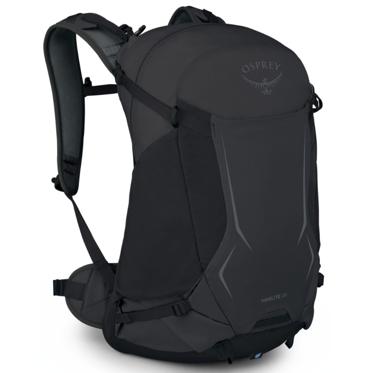 Lekki plecak turystyczny Osprey Hikelite 26 – Raven Black