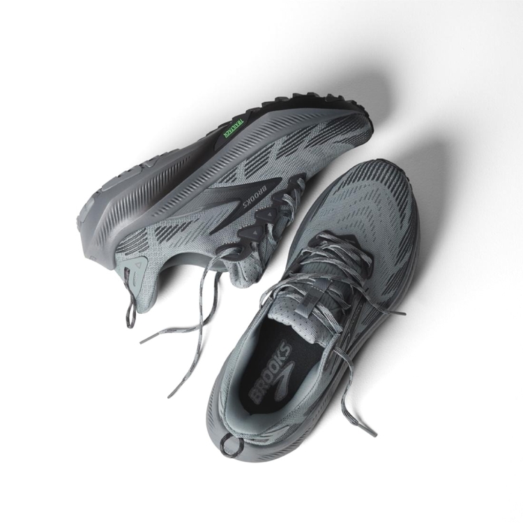 Męskie buty do biegania Brooks Ghost Trail – Gray/Blackened Pearl