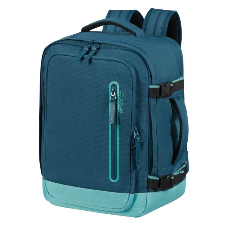 Plecak kabinowy American Tourister Take2cabin S/M Sport Backpack - Harbor Blue/Dusty Turquoise
