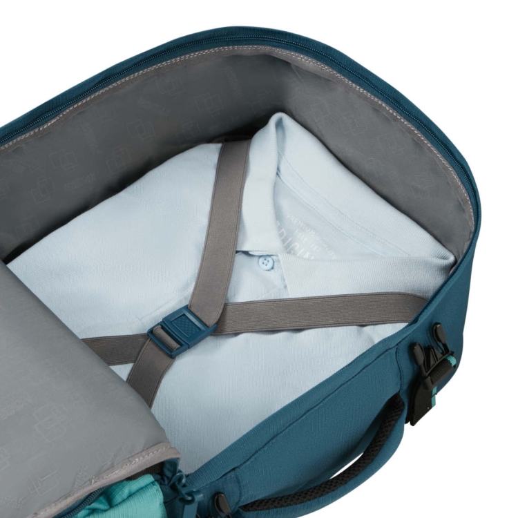 Plecak kabinowy American Tourister Take2cabin S/M Sport Backpack - Harbor Blue/Dusty Turquoise