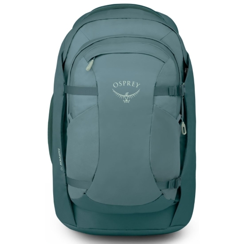 Damski plecak podróżny Osprey Fairview 70 – Cascade Blue/Torrent Blue