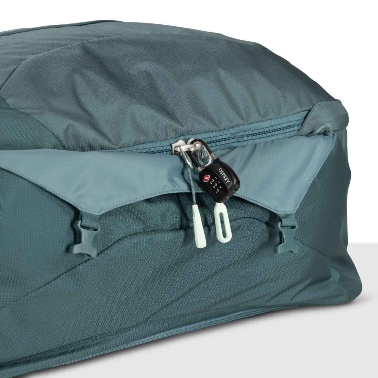 Damski plecak podróżny Osprey Fairview 70 – Cascade Blue/Torrent Blue