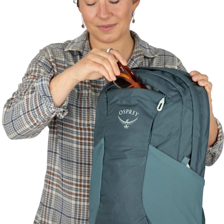 Damski plecak podróżny Osprey Fairview 70 – Cascade Blue/Torrent Blue