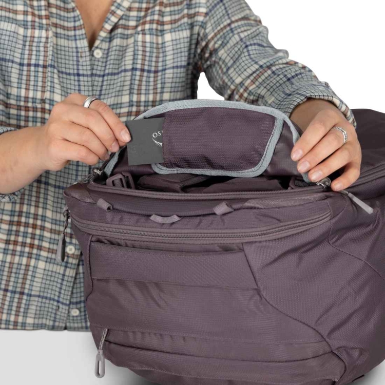 Damski plecak podróżny Osprey Fairview 40 – Graphite Purple