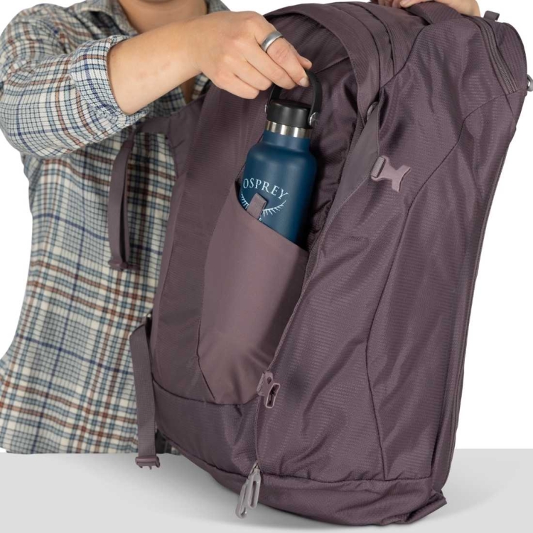 Damski plecak podróżny Osprey Fairview 40 – Graphite Purple