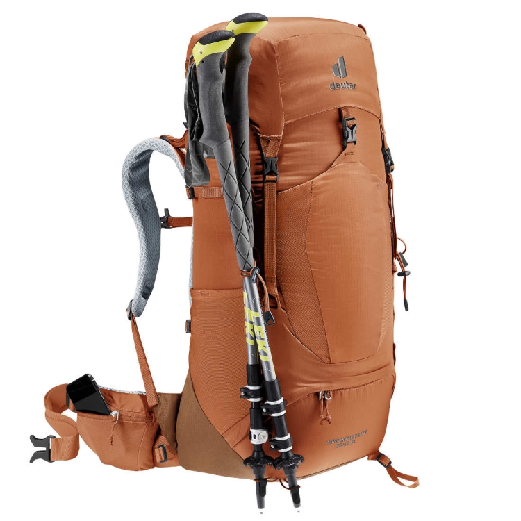 Lekki plecak damski Deuter Aircontact Lite 35+10 SL - Pecan-Mocha