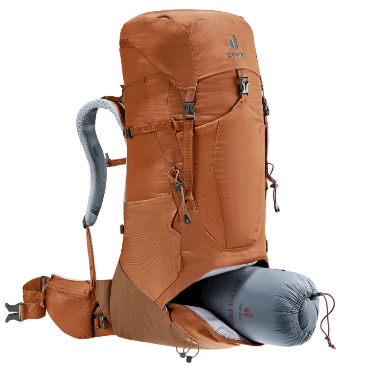 Lekki plecak damski Deuter Aircontact Lite 35+10 SL - Pecan-Mocha