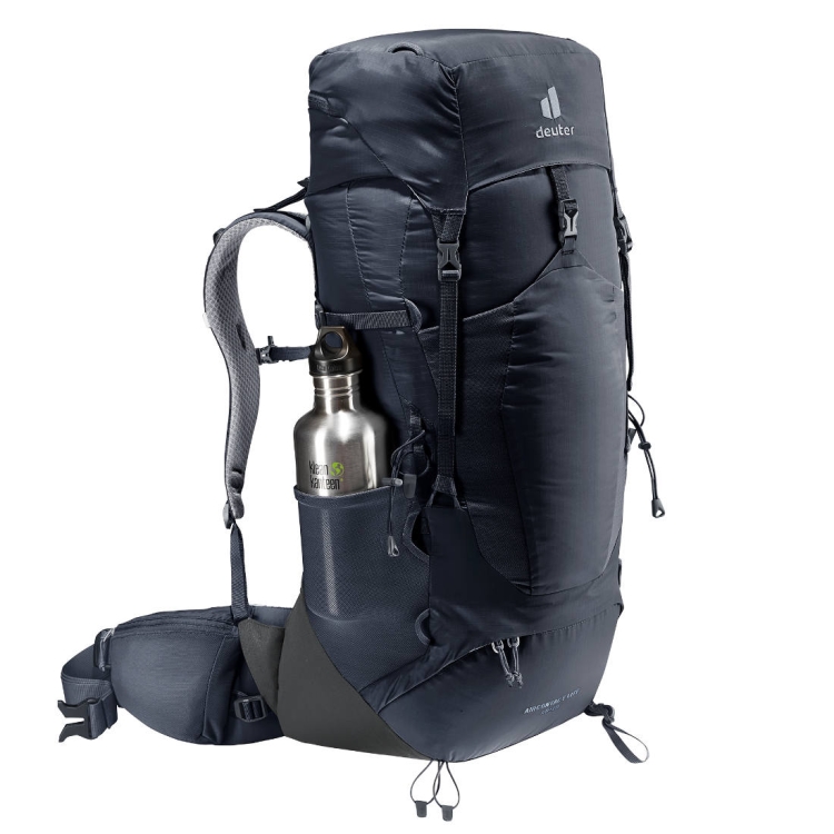 Lekki plecak turystyczny Deuter Aircontact Lite 40+10 - Black-Graphite