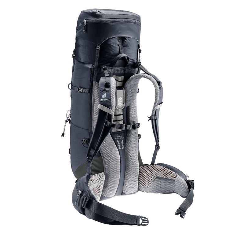 Lekki plecak turystyczny Deuter Aircontact Lite 40+10 - Black-Graphite