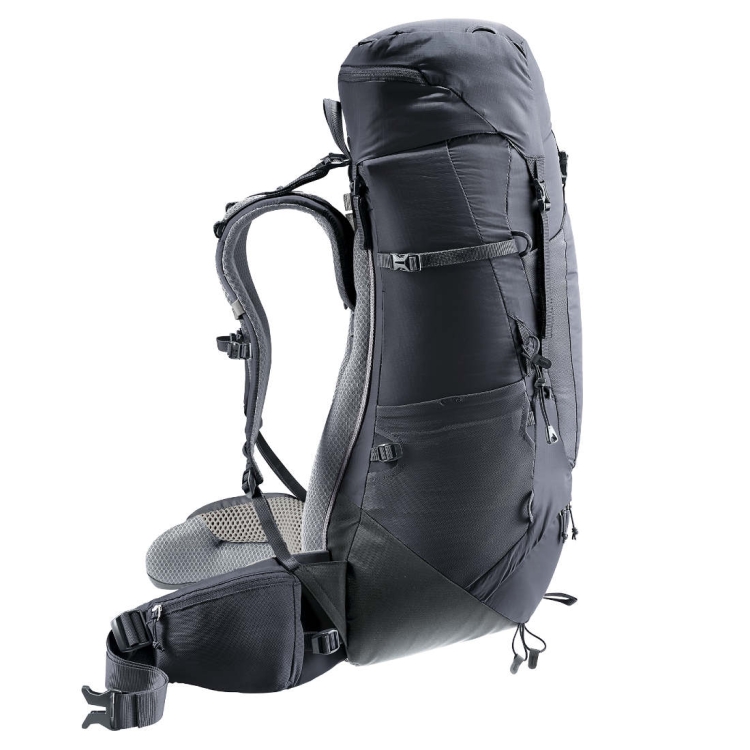 Lekki plecak turystyczny Deuter Aircontact Lite 40+10 - Black-Graphite