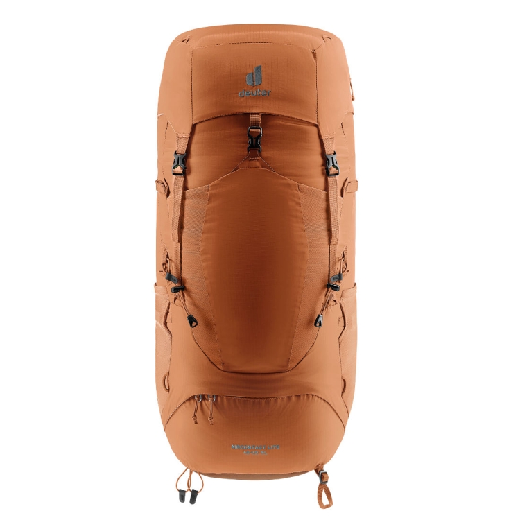 Damski plecak trekkingowy Deuter Aircontact Lite 45+10 SL - Pecan-Mocha
