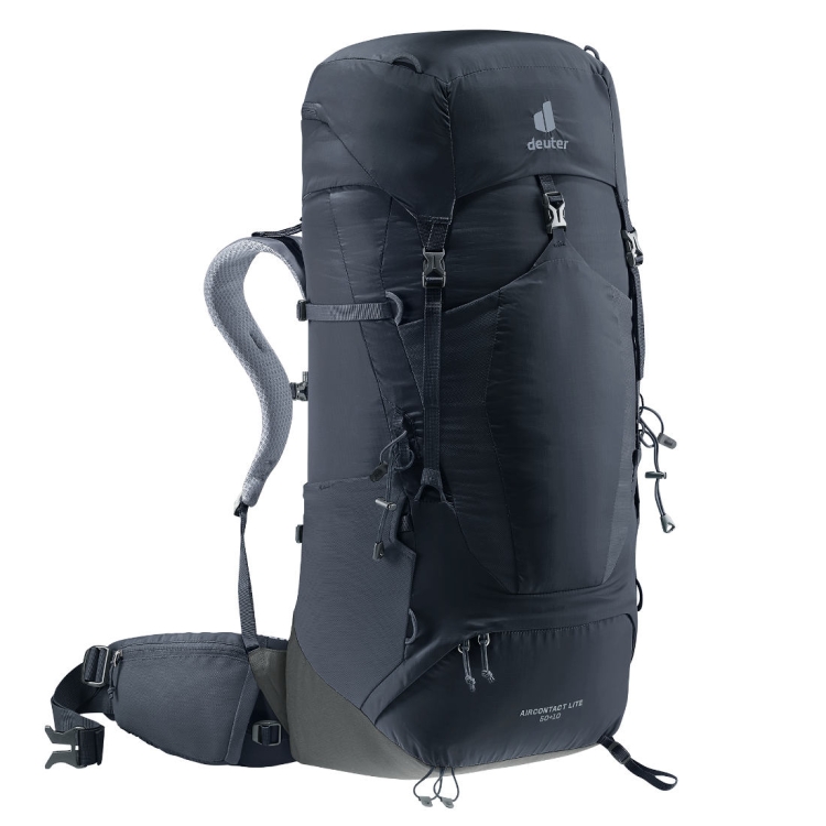 Plecak turystyczny Deuter Aircontact Lite 50+10 - Black-Graphite