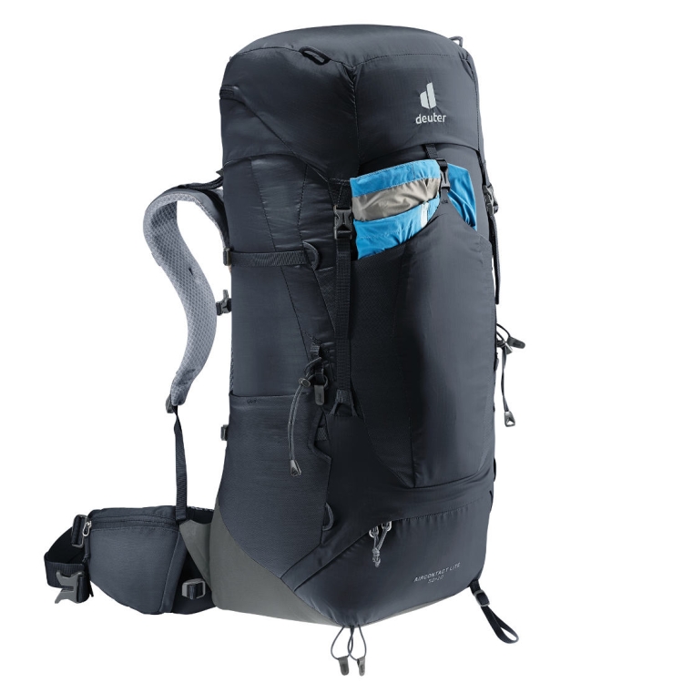 Plecak turystyczny Deuter Aircontact Lite 50+10 - Black-Graphite