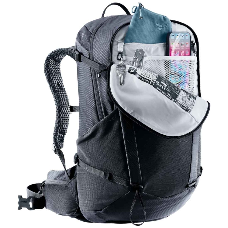 Plecak damski z wentylacją Deuter Futura 25 SL - Black