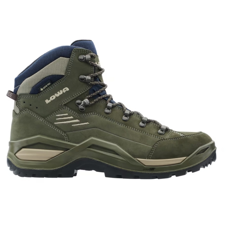 Męskie buty trekkingowe Lowa Renegade EVO GTX MID - Olive/Navy