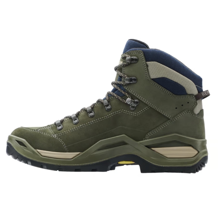 Męskie buty trekkingowe Lowa Renegade EVO GTX MID - Olive/Navy
