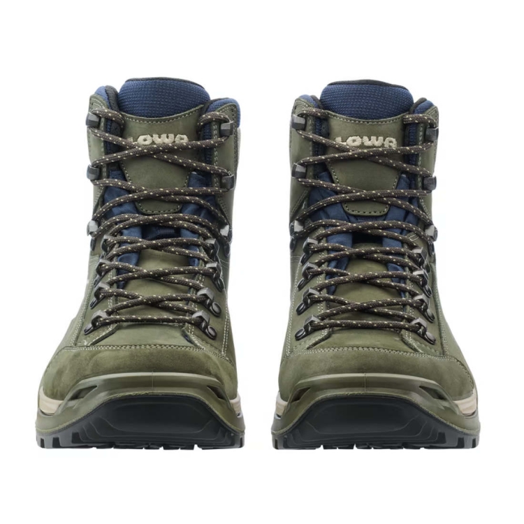 Męskie buty trekkingowe Lowa Renegade EVO GTX MID - Olive/Navy