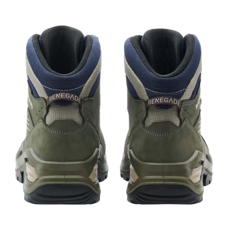Męskie buty trekkingowe Lowa Renegade EVO GTX MID - Olive/Navy