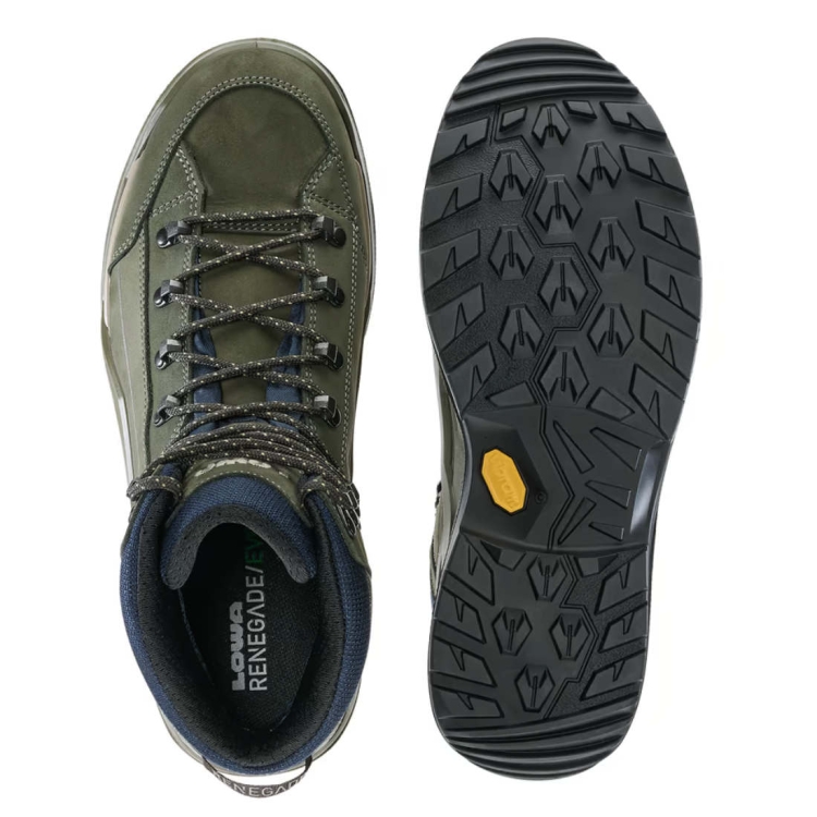 Męskie buty trekkingowe Lowa Renegade EVO GTX MID - Olive/Navy
