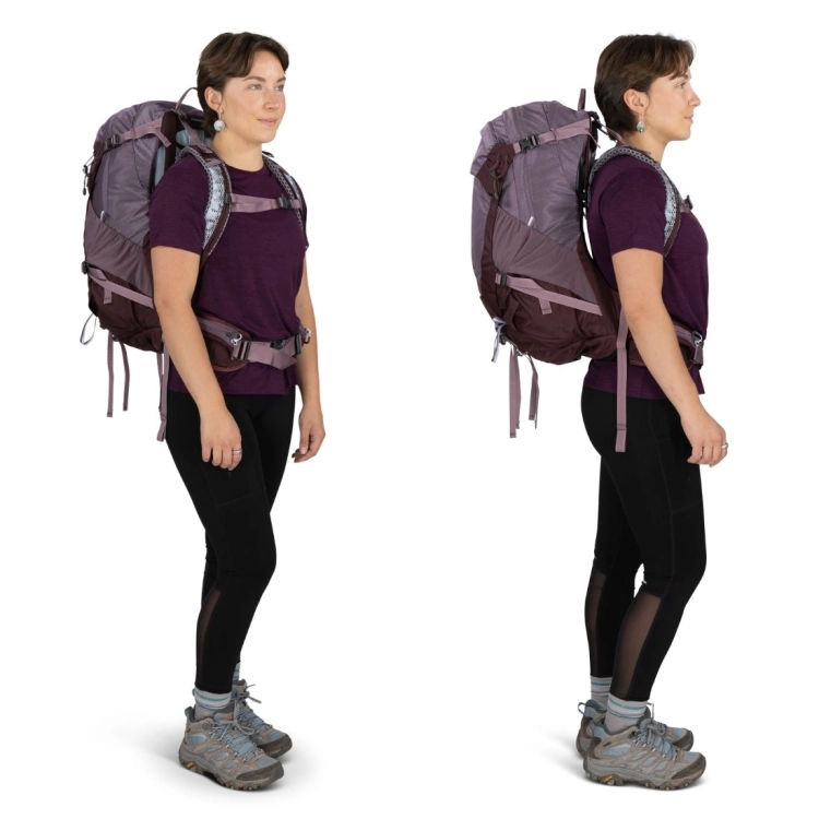 Damski plecak turystyczny Osprey Sirrus 34 – Purple Dusk